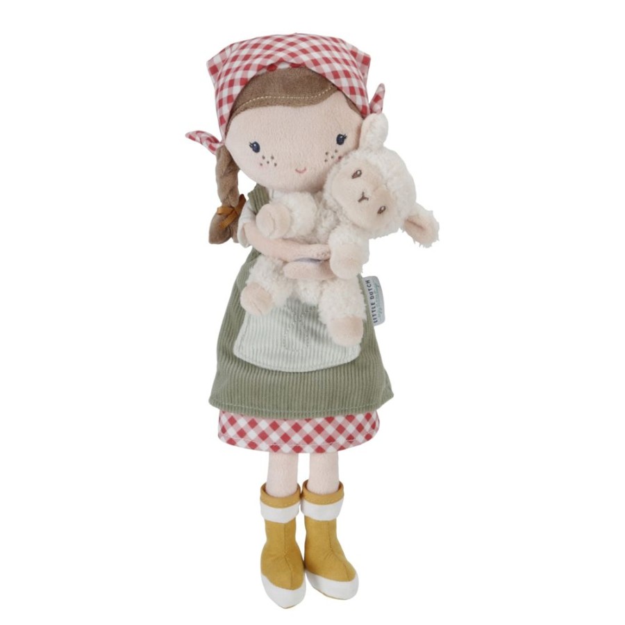 Play Time Little Dutch | Little Dutch Cuddle Doll - Farmer Jim With Chicken (35Cm)