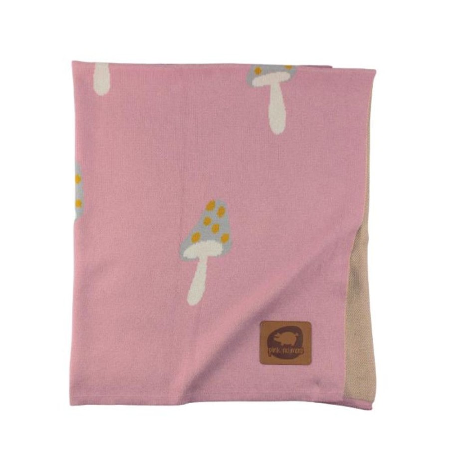 Bed Time Pink No More | No More Smile Blanket (2 Colours) Pink