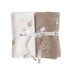 Bed Time Bolo | Bolo 2Pack Of Muslin Swaddles (Colours)