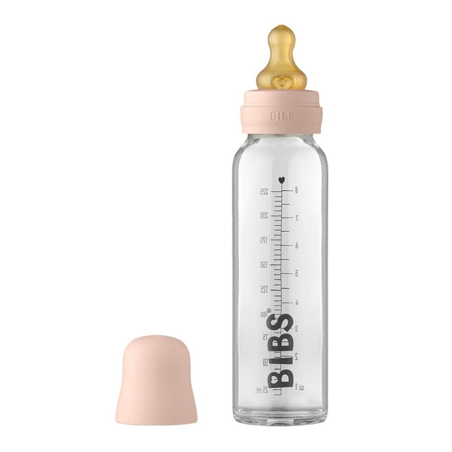 Feeding BIBS | Bibs Baby Glass Bottle Complete Set 225Ml (4 Colours)