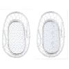 Bed Time Sleepee | Moses Basket/Carrycot Fitted Sheet (2Pack) - Bloom & Dots