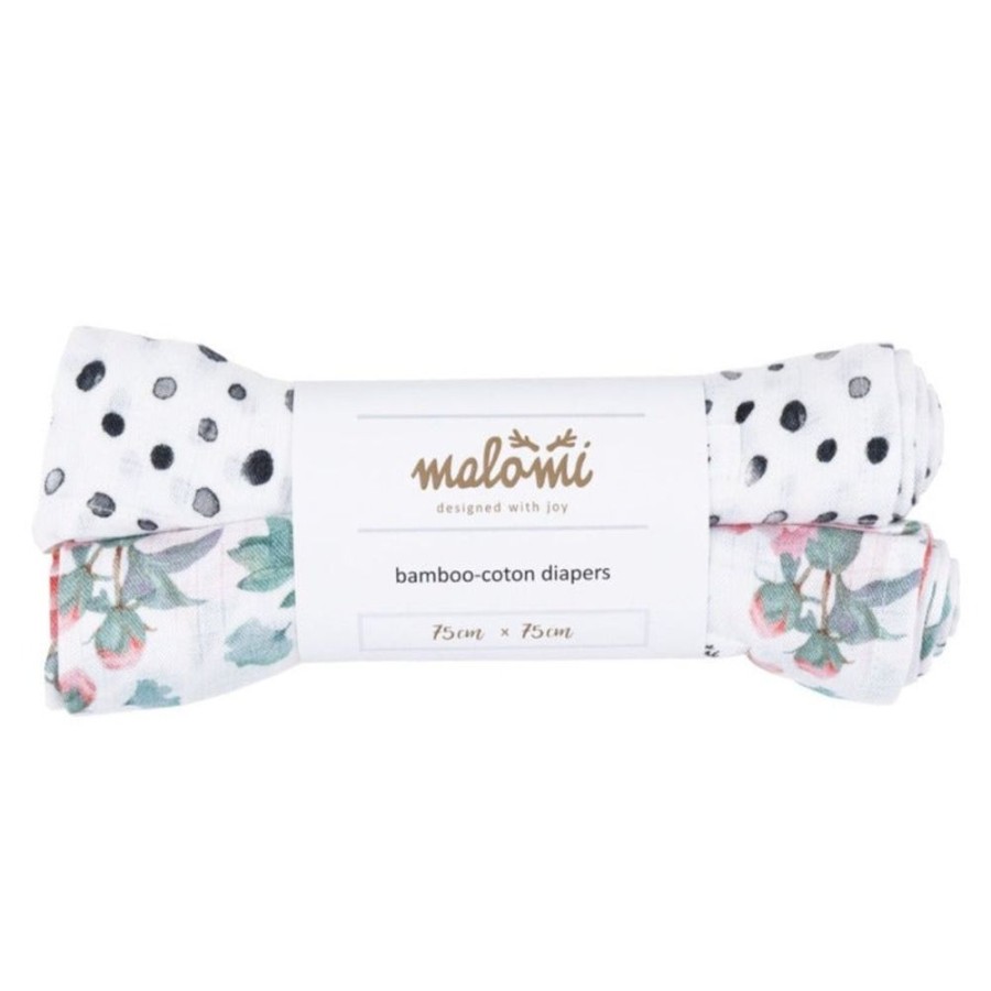 Bed Time Malomi | Set Of 2 Malomi Bamboo Swaddles (Colours)