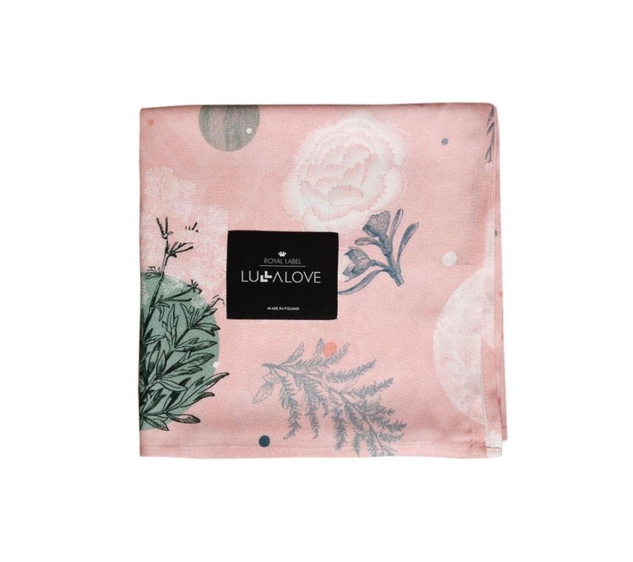 Bed Time Lullalove | Large Bamboo Swaddle - Rose Garden