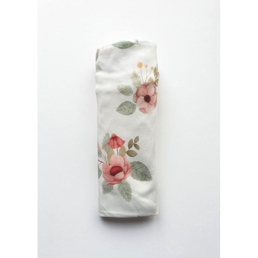 Bed Time Cuddle Dreams | Cot Bed Fitted Sheet - Vintage Flowers (Choice Of 2 Sizes)