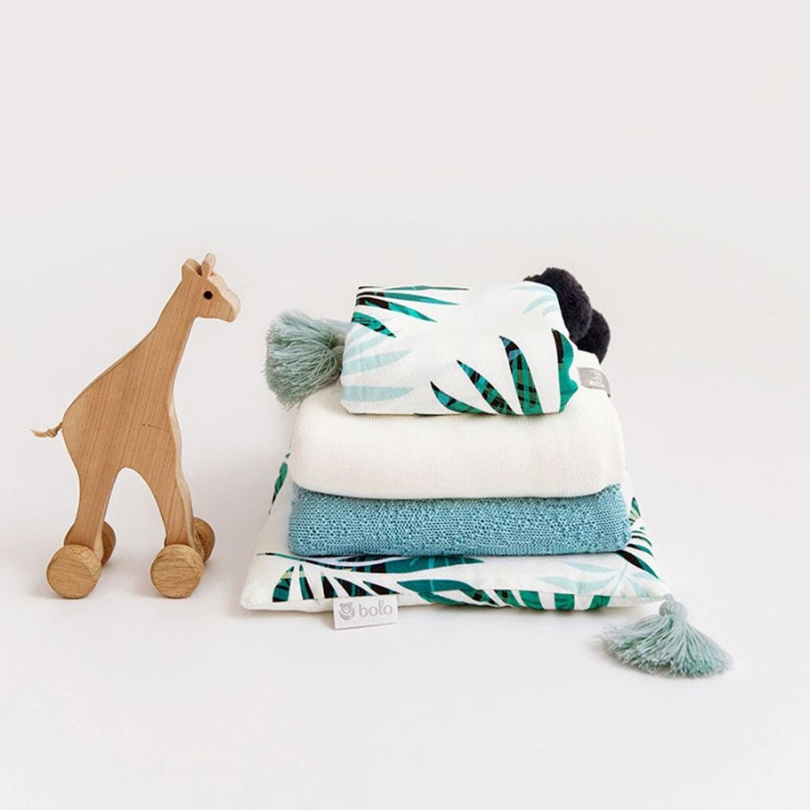 Bed Time Bolo | Bamboo Swaddle Blanket - Palms