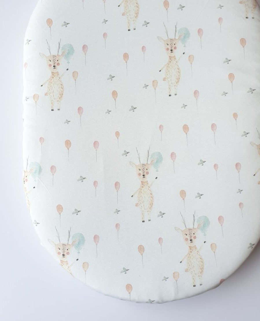 Bed Time Cuddle Dreams | Cot Bed Fitted Sheet - Fawns (Choice Of 2 Sizes)