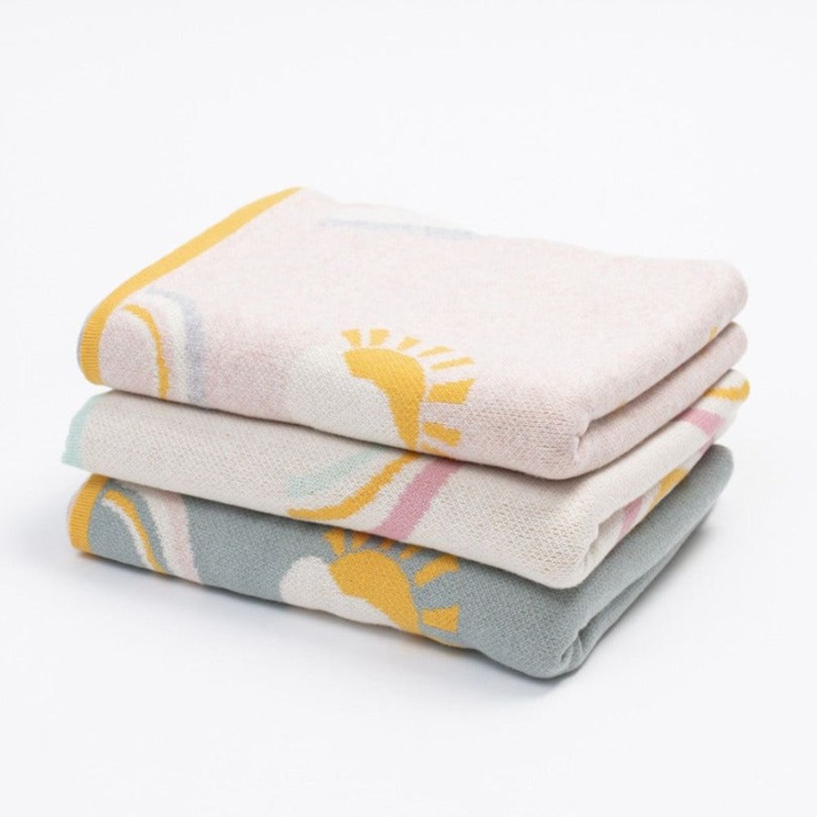 Bed Time Bim.Bla | Bim.Bla Happy Cotton Blanket (3 Colours) Rose