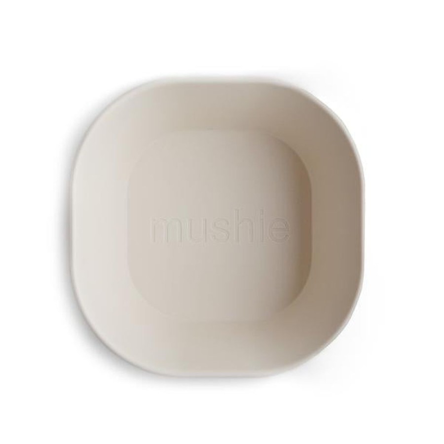 Feeding Mushie | Mushie Square Bowl - Ivory (Set Of 2)