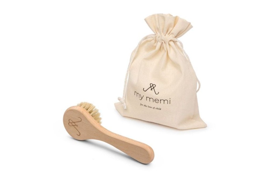 Accessories MEMI | Memi Natural Bristle Brush For Cradle Cap