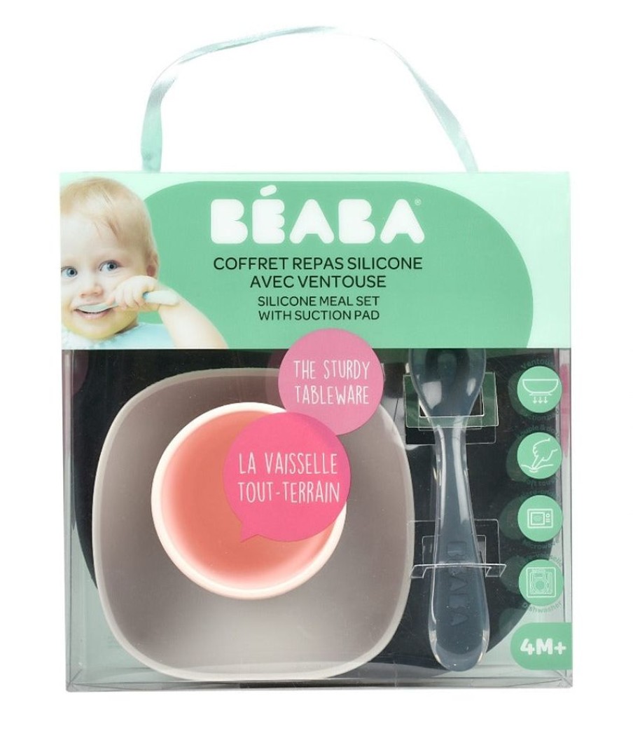 Feeding Beaba | Beaba 4-Piece Silicone Meal Set - Night