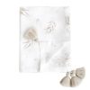 Bed Time Bolo | Bolo Bamboo Swaddle Blanket - Beige Leaves