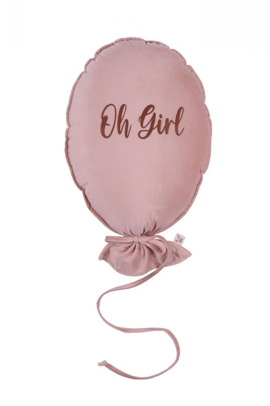 Bed Time Malomi | Malomi Delux Velvet Balloon Pillow - Natural Rose