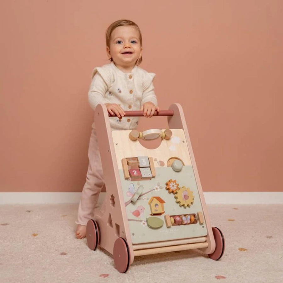 Play Time Little Dutch | Little Dutch Baby Activity Walker - Flowers And Butterflies