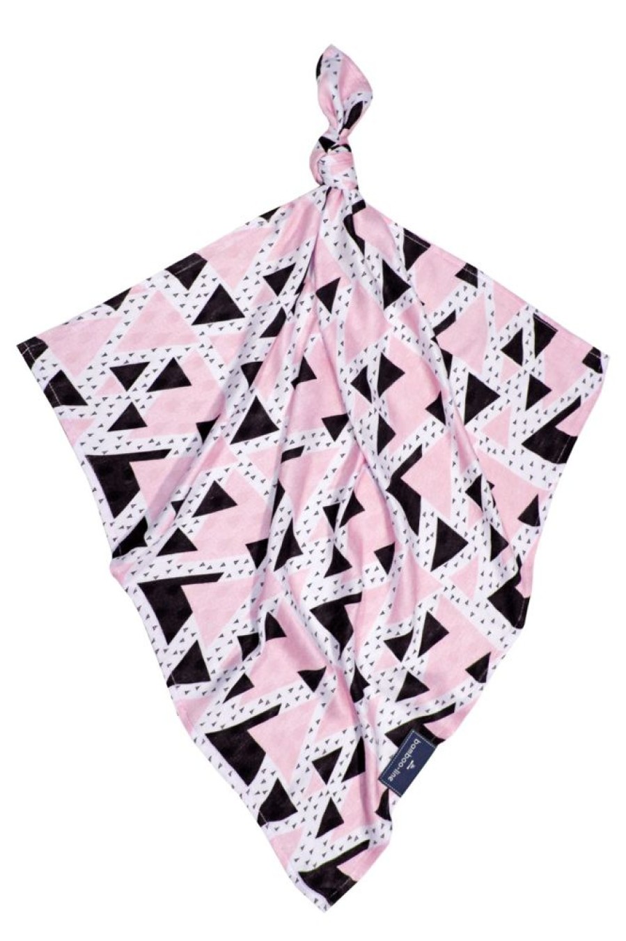 Feeding Bamboo-Line | Bamboo Swaddle - Triangles Pink