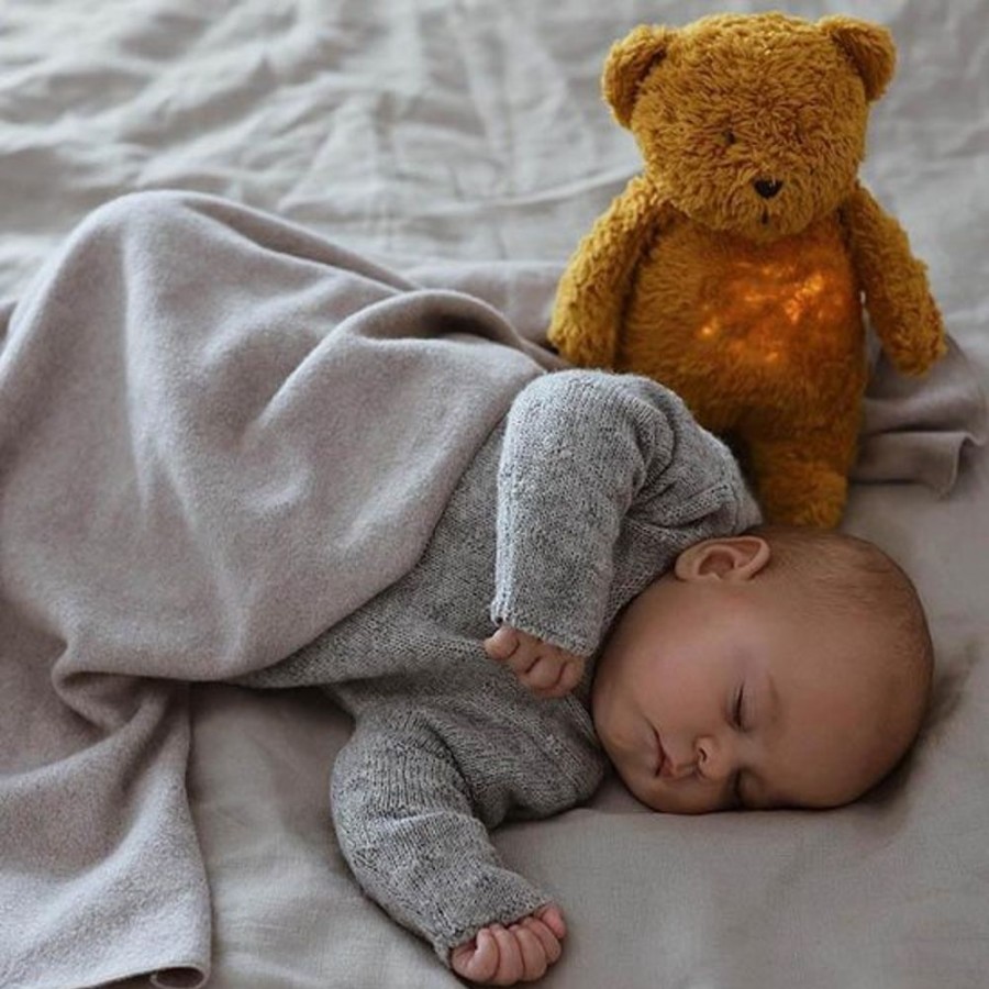 Bed Time Moonie | Moonie Organic Humming Bear - Ochre