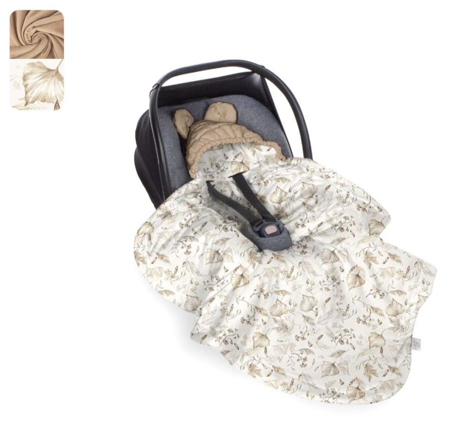 Accessories BabySteps | Car Seat Blanket - Boho - Beige