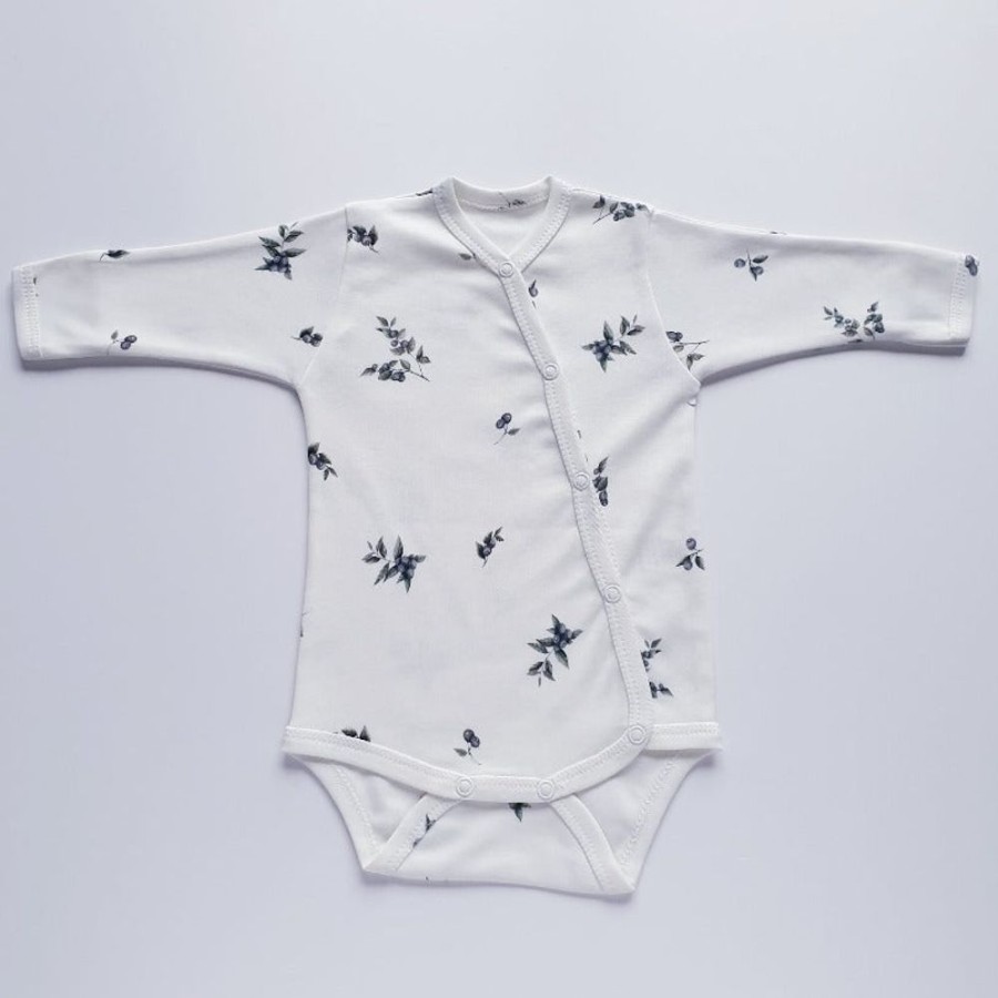 Accessories Cuddle Dreams | Cuddle Dreams Long Sleeve Bodysuit - Blueberries (2 Sizes)