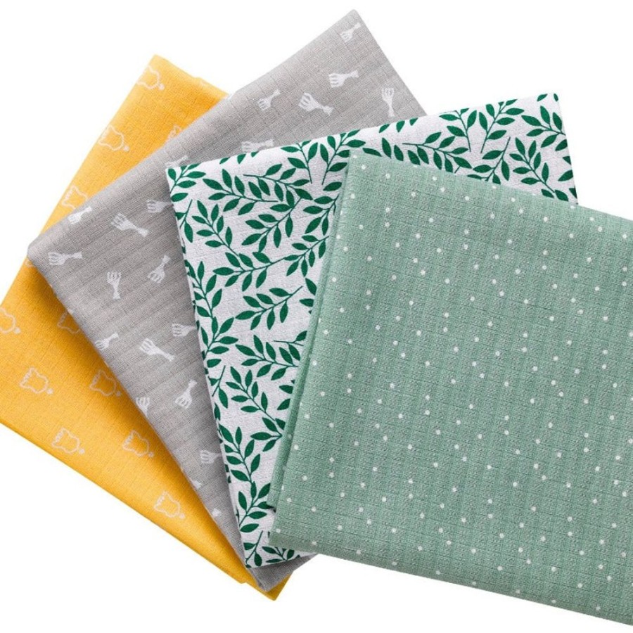 Bed Time Sophie la Girafe | Sophie La Girafe - Set Of 4 Coloured Swaddles (70 X 70 Cm)