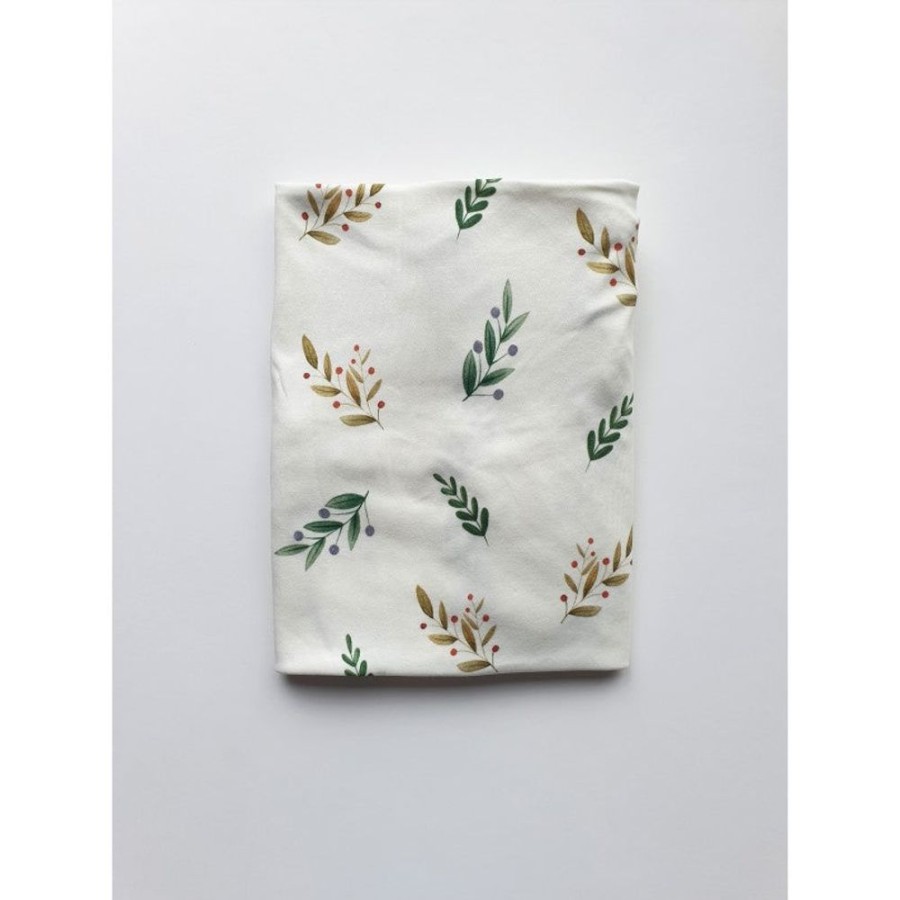 Bed Time Cuddle Dreams | Cot Bed Fitted Sheet - Autumn Leaves (Choice Of 2 Sizes)