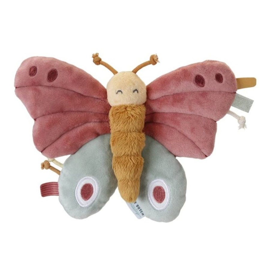 Play Time Little Dutch | Little Dutch Activity Cuddle Toy - Butterfly (2 Sizes)