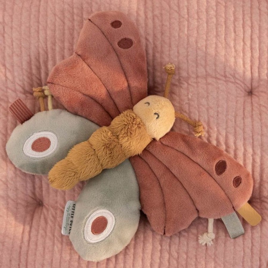 Play Time Little Dutch | Little Dutch Activity Cuddle Toy - Butterfly (2 Sizes)