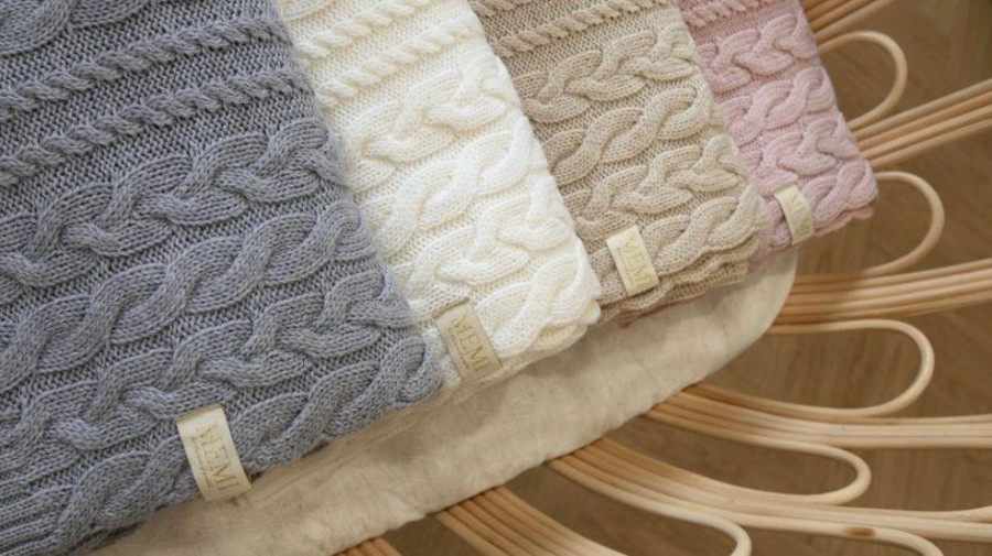 Bed Time MY MEMI | My Memi Premium 100% Merino Wool Blanket - Braided (4 Colours)