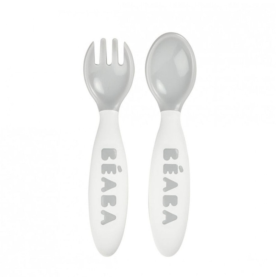 Feeding Beaba | Beaba 2Nd Stage Training Fork & Spoon (2 Colours)