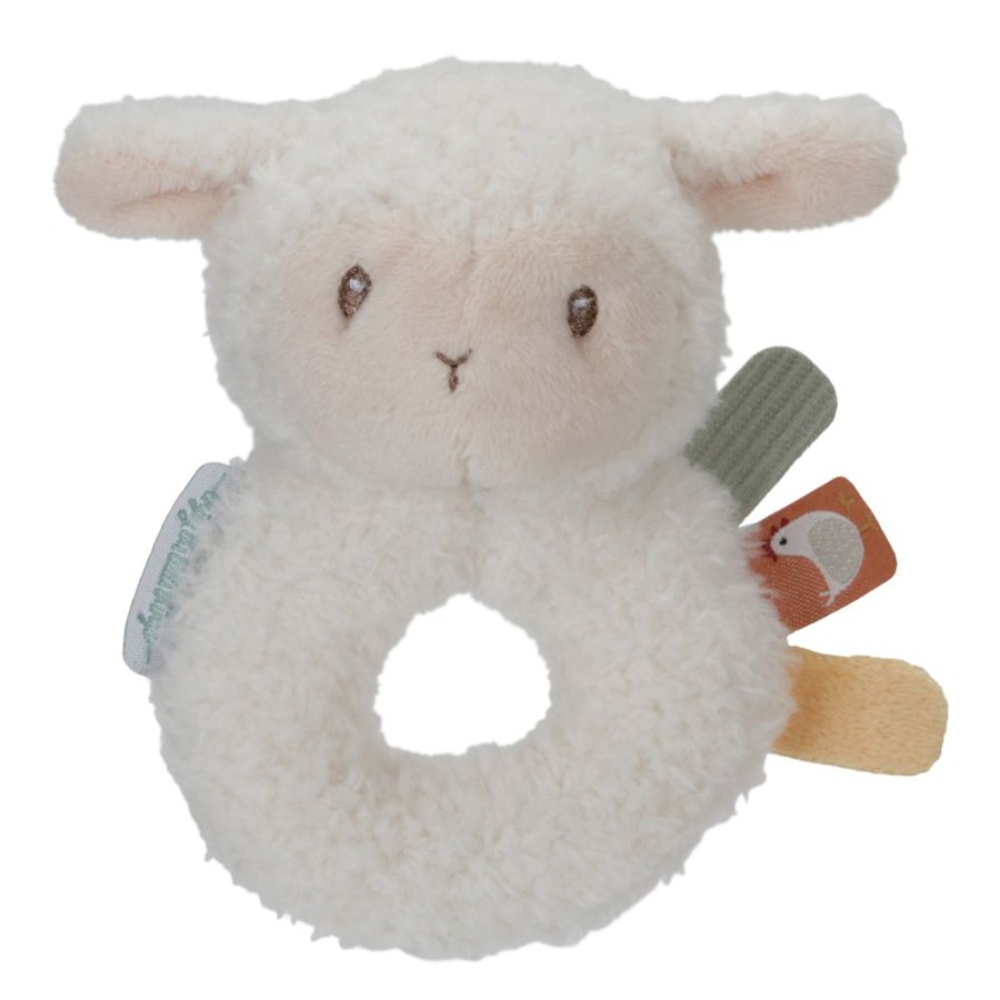 Play Time Little Dutch | Little Dutch Sheep Rattle - Little Farm