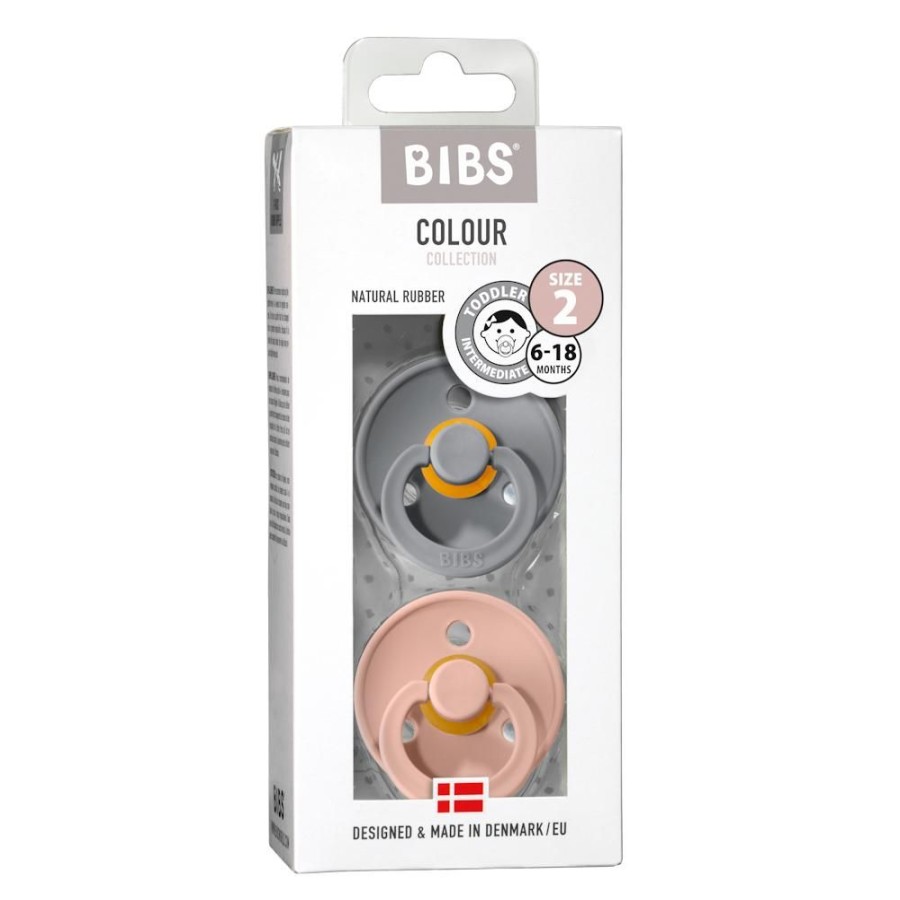 Accessories BIBS | Bibs Natural Dummy - Cloud & Blush (2Pack)