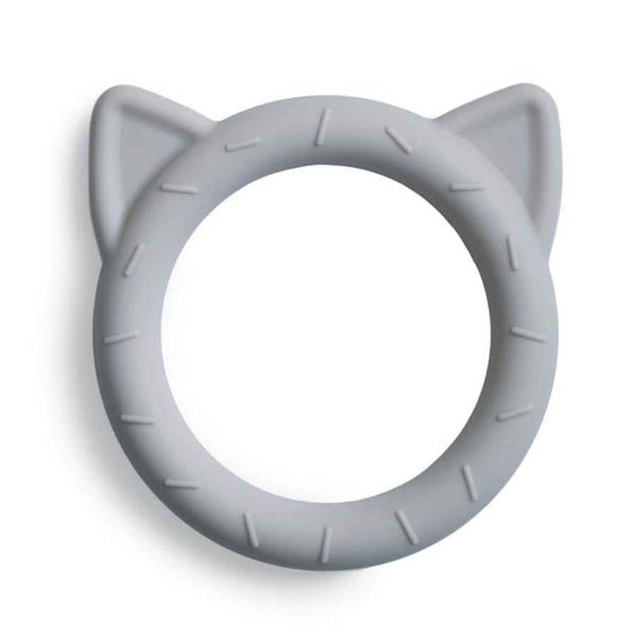 Play Time Mushie | Mushie Cat Teether (2 Colours)