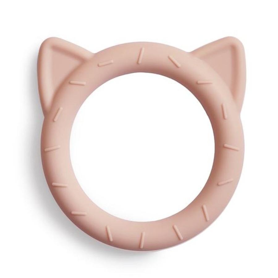 Play Time Mushie | Mushie Cat Teether (2 Colours)