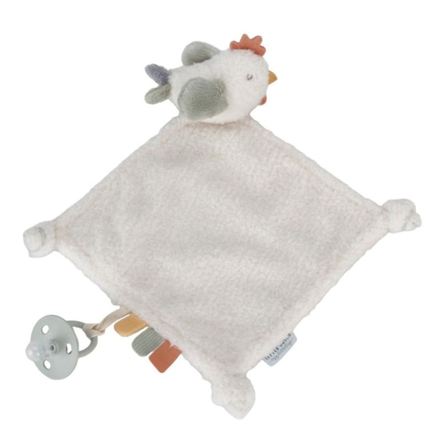 Accessories Little Dutch | Little Dutch Cuddle Cloth - Chicken Little Farm