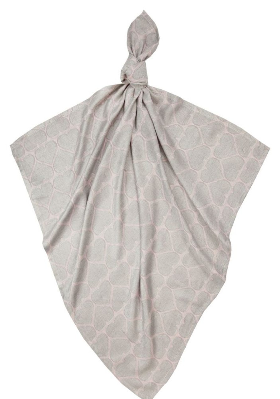 Feeding Bamboo-Line | Bamboo Swaddle - Hearts Pink