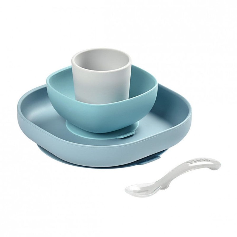 Feeding Beaba | Beaba 4-Piece Silicone Meal Set - Jungle