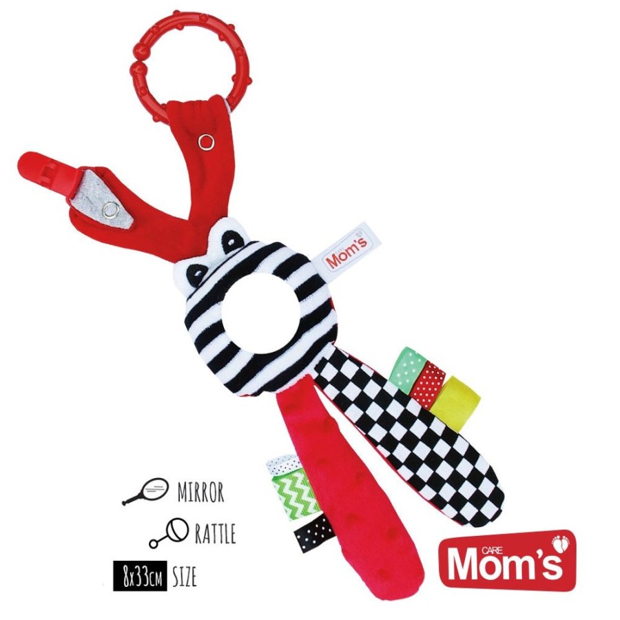 Play Time Mom's Care | Red Pram Toy With A Mirror