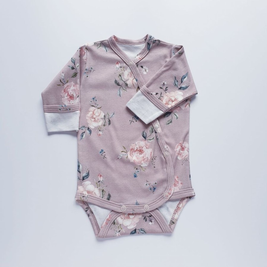 Accessories Cuddle Dreams | Cuddle Dreams Long Sleeve Bodysuit - Roses (2 Sizes)