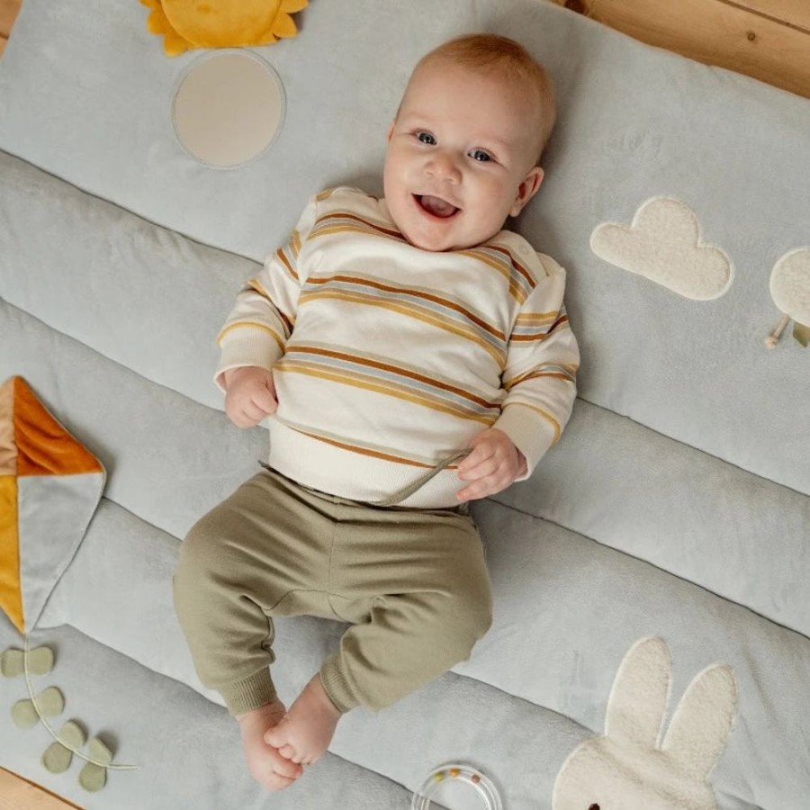 Play Time Little Dutch | Little Dutch X Miffy - Play Mat - Vintage Sunny Stripes