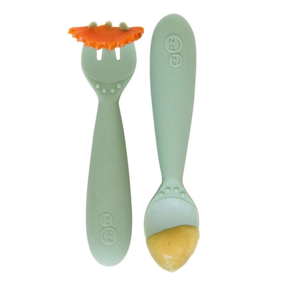 Feeding EZPZ | Ezpz Mini Utensils - Sage