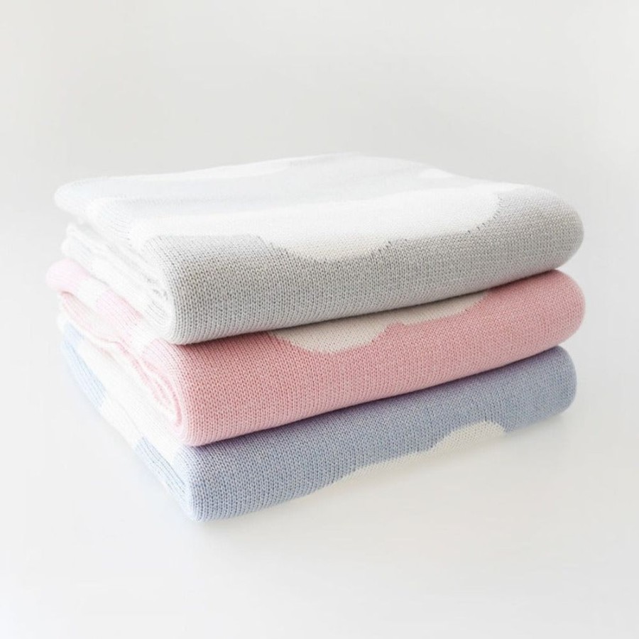 Bed Time Lullalove | Lullalove All Year Bamboo Blanket - Cloud (3 Colours) Pink